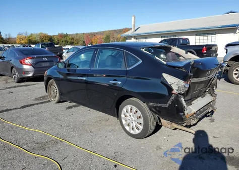 2015 Nissan Sentra S из США, поврежденный, VIN 3N1AB7AP1FY229355
